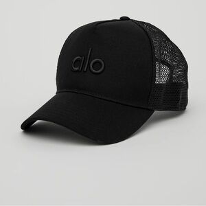 ALO | Classic Black District Trucker Hat